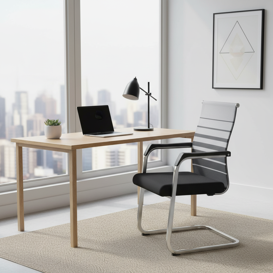 Neva Stripe Modern Office Chair – product image 2
