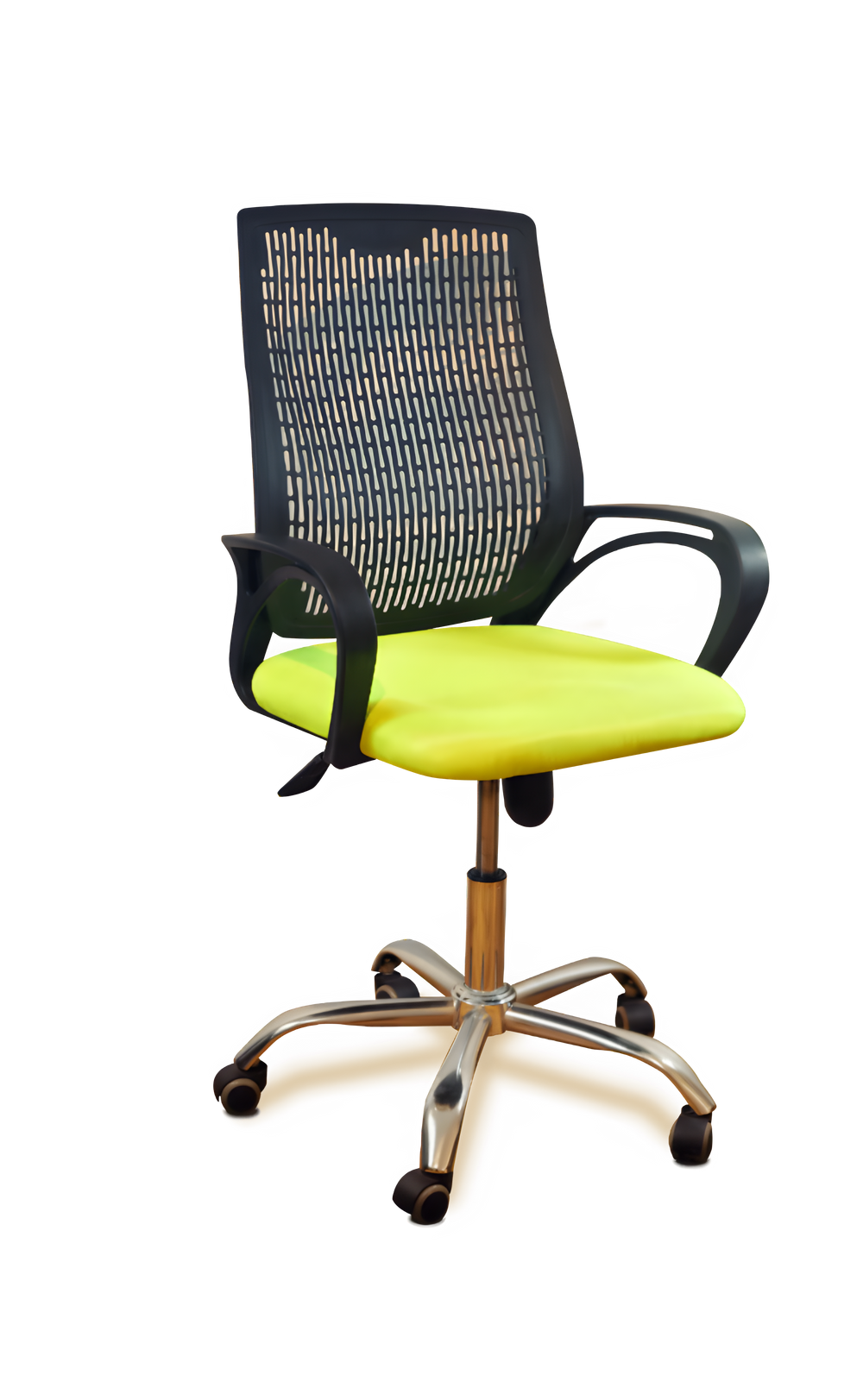 Neva Icon Mid-Back Revolving Office Chair – lime finish