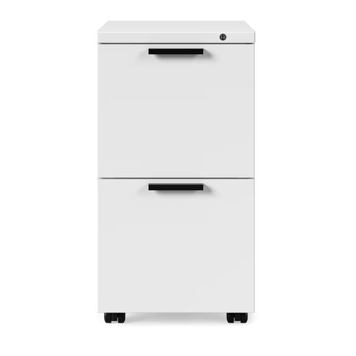 Neva Mobile Drawer office pedestal storage drawer in white