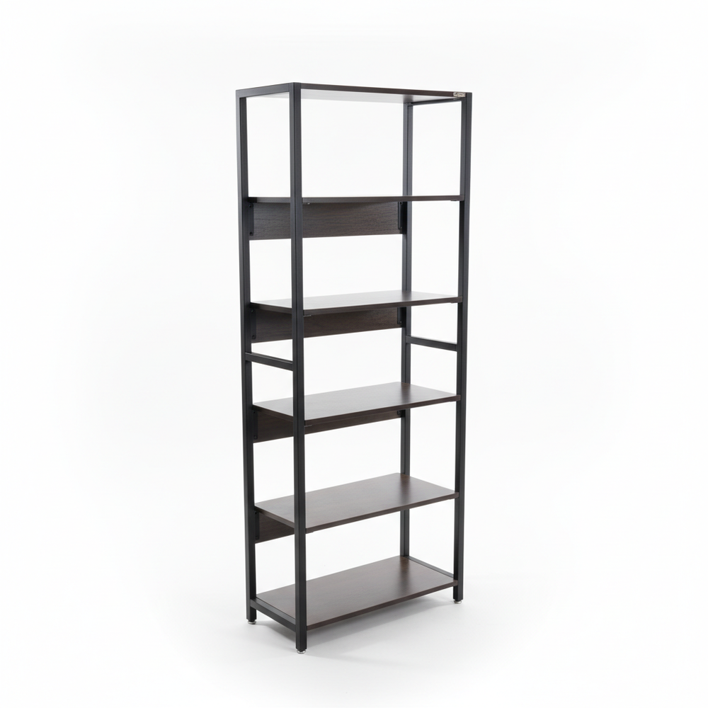 Neva Track Shelf Modern Bookshelf – white finish