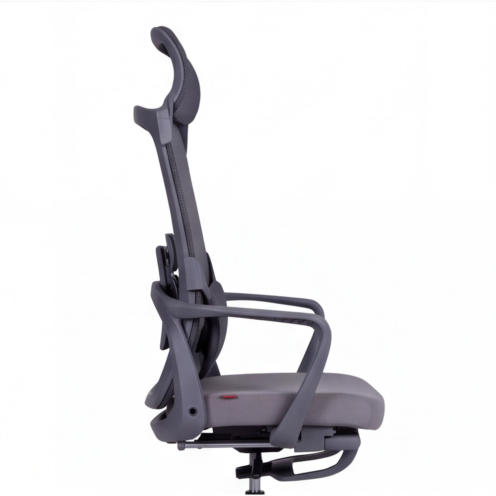 Neva Flexora Chair – fixed armrest and padded seat view
