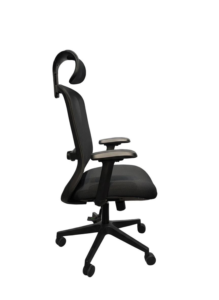 Neva Linea Mesh Ergonomic Office Chair – three-quarter view