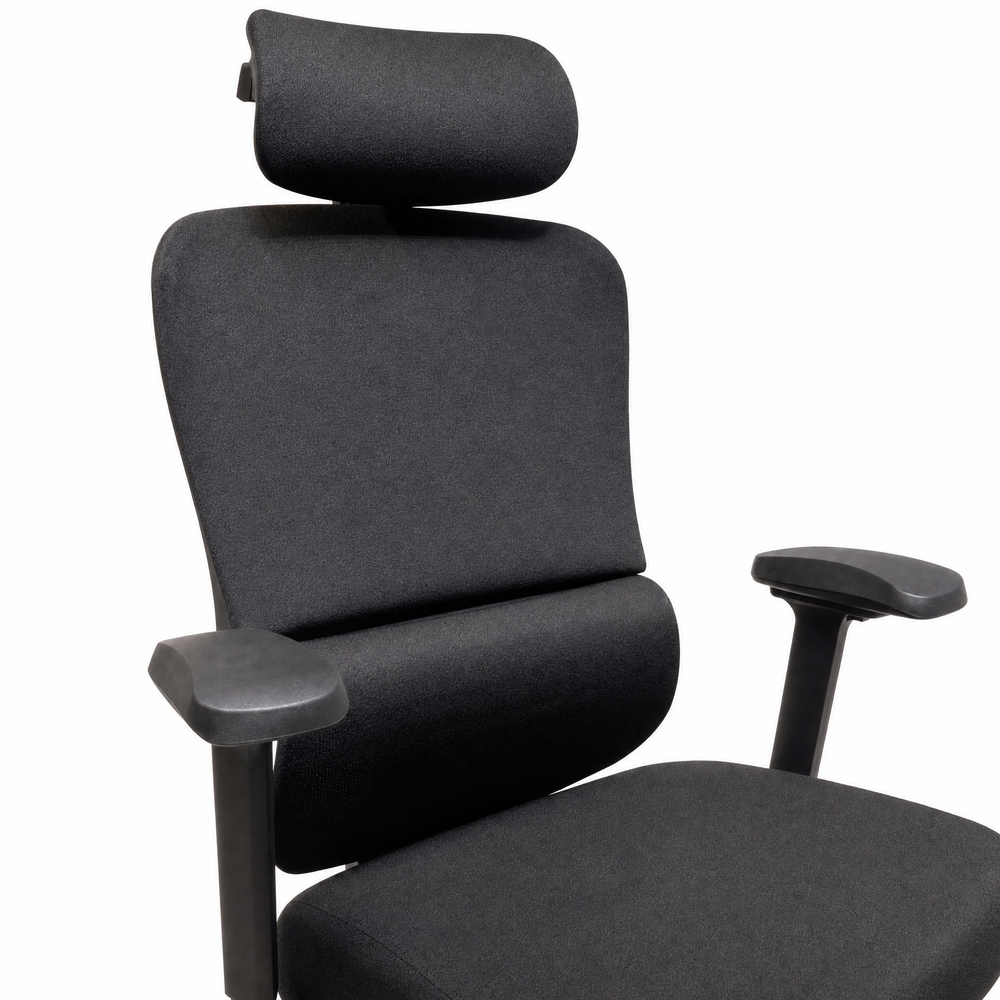 Neva Form Chair with adjustable armrests and five-star caster base