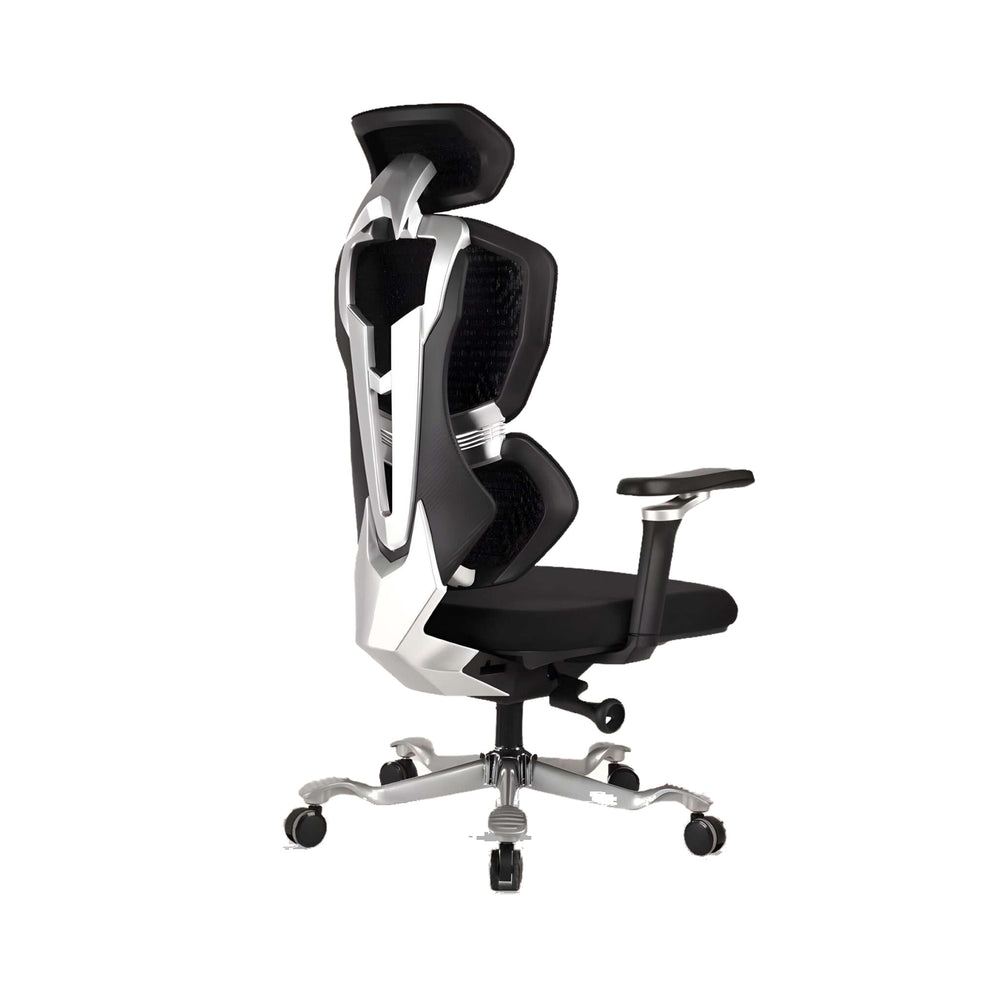 Neva Fortex Chair rear three-quarter view on pure white background