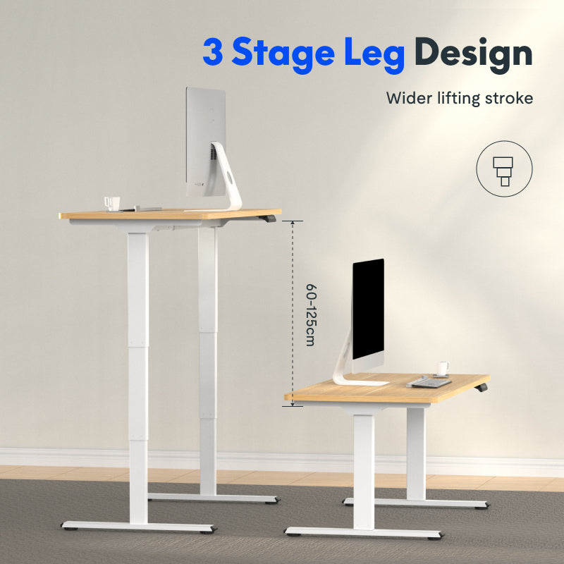Neva × FlexiSpot E5 Lite — Electric Standing Desk (Dual Motor, 3-Stage) – product image 4