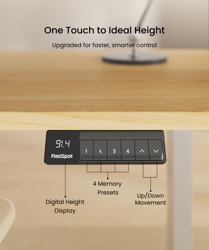 Neva X FlexiSpot E1 Pro Electric Standing Desk ( Dual Motor ) – product image 8