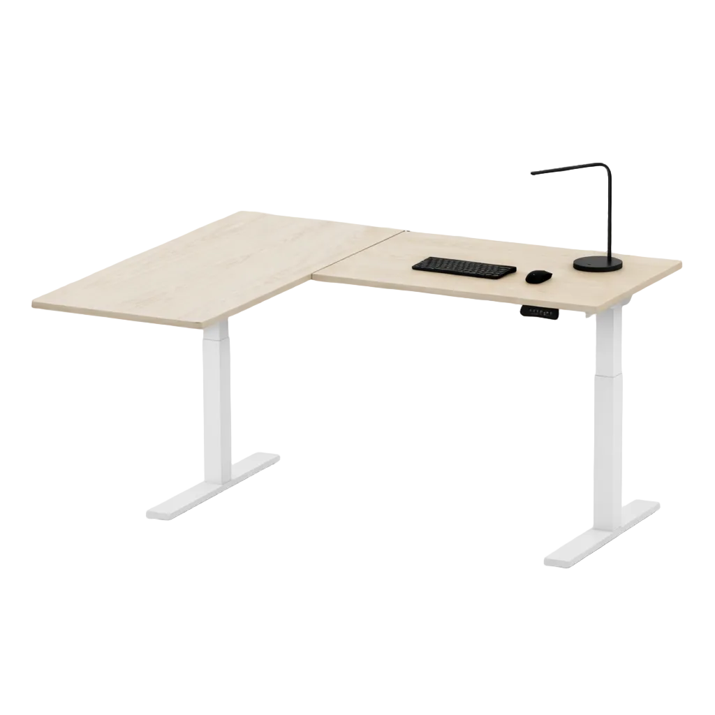Neva X FlexiSpot L shape Standing Desk