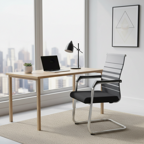 Neva Stripe Modern Office Chair – product image 2