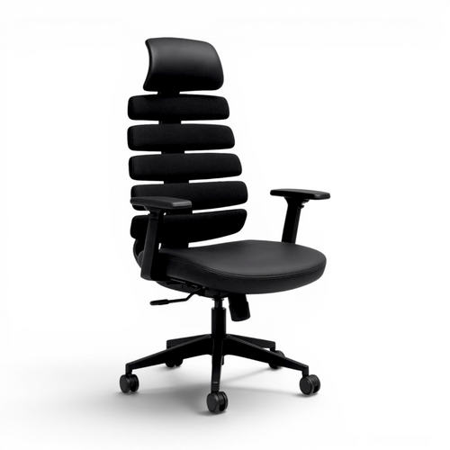 Neva Ergo high-back ergonomic office chair in black