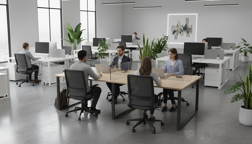 Neva Team Table Office Workstation – product image 5