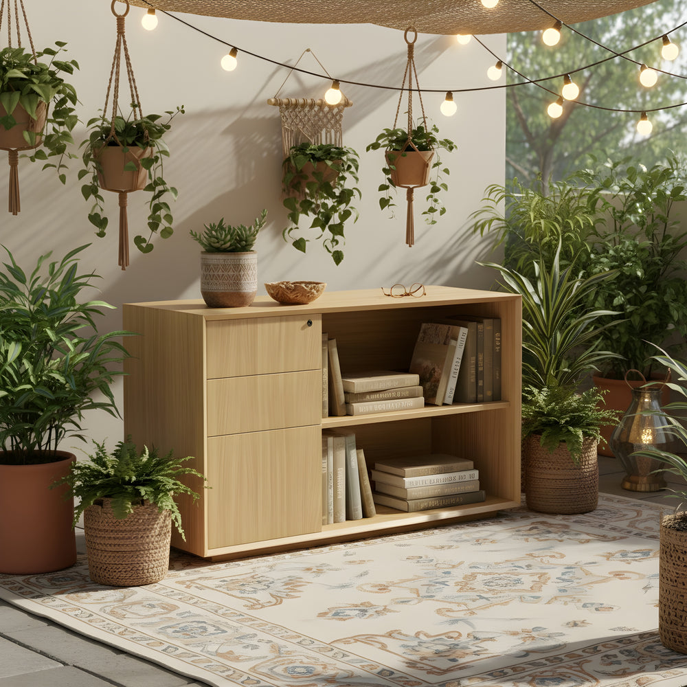 Neva Credenza Office Storage Cabinet
