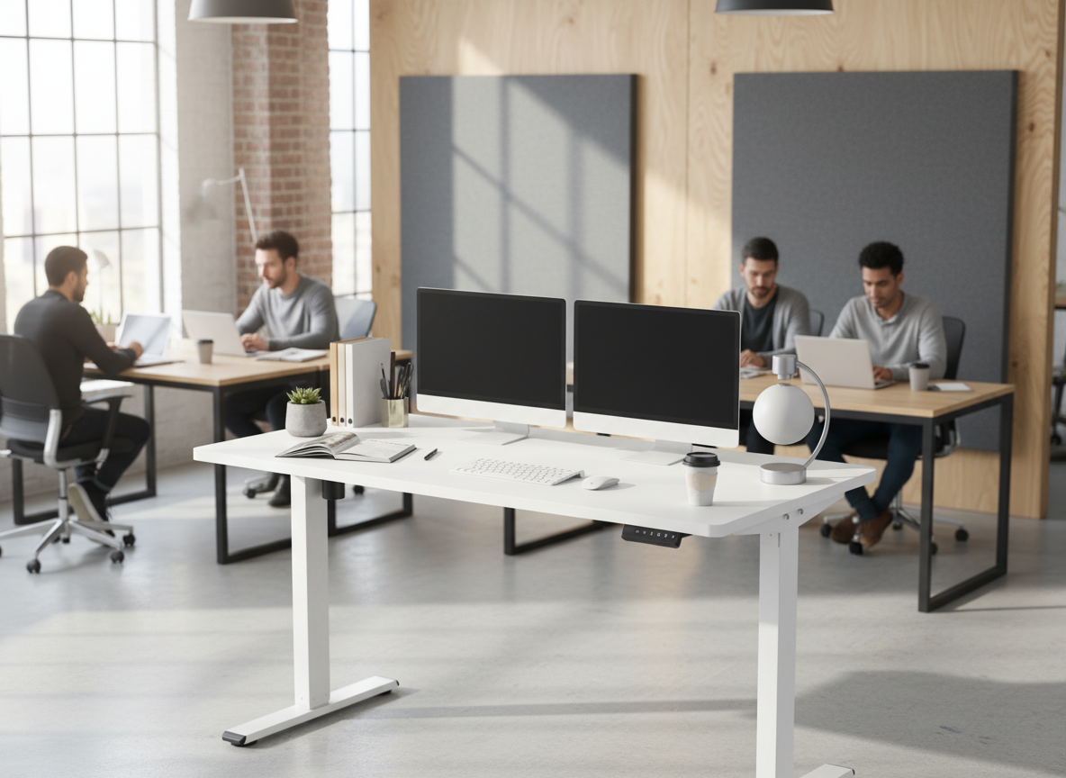Neva X FlexiSpot Standing Desk (Single Motor)