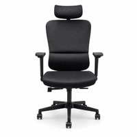 Neva Form Chair high-back fabric office chair with headrest