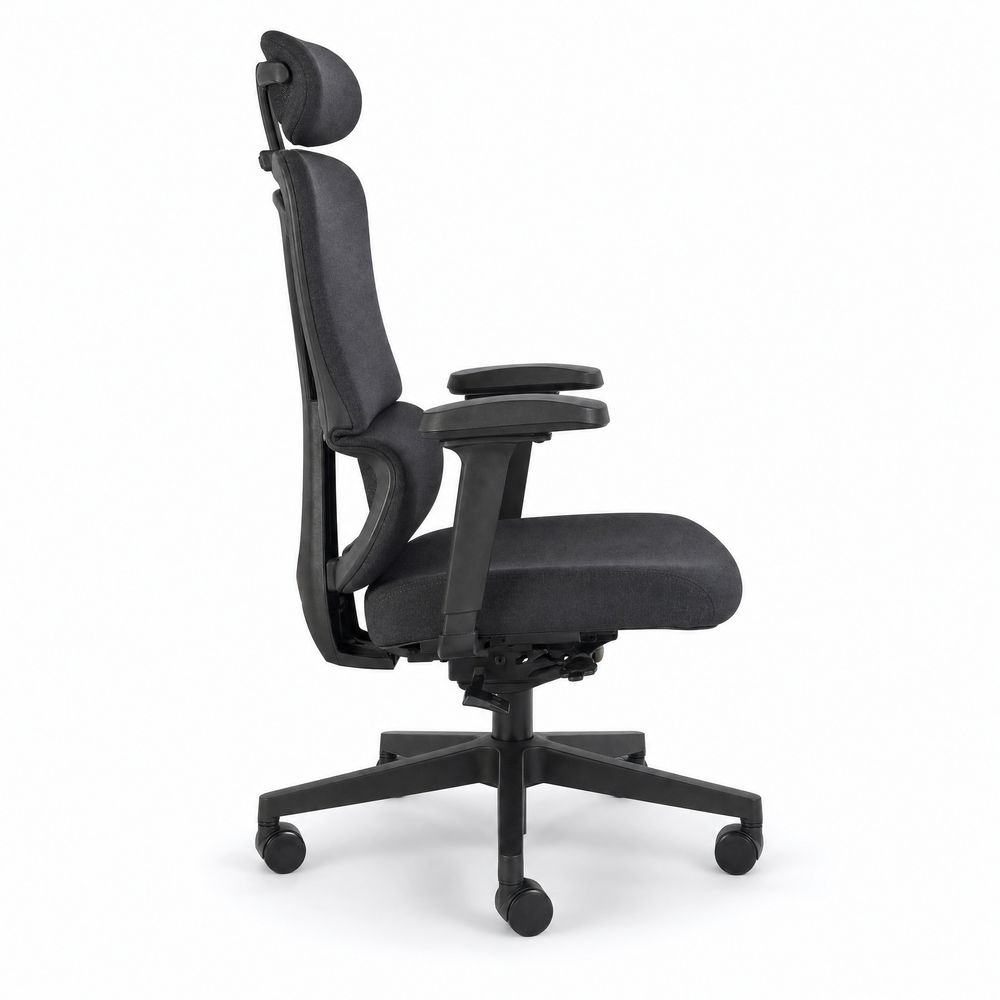 Neva Form Chair with moulded foam seat and segmented back support