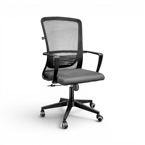 Neva Vibe ergonomic mesh back office chair in black