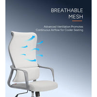 Neva Orbit Chair breathable mesh feature