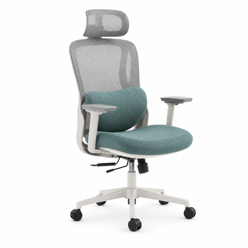 Neva Curve Ergonomic Office Chair – green finish