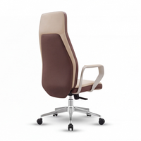 Neva Vale Chair in Caramel Tan, rear three-quarter view
